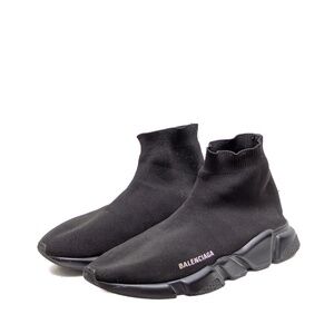 Balenciaga Speed Trainer 2.0 Black Knit Sock Sneakers – Estimated Size US 11